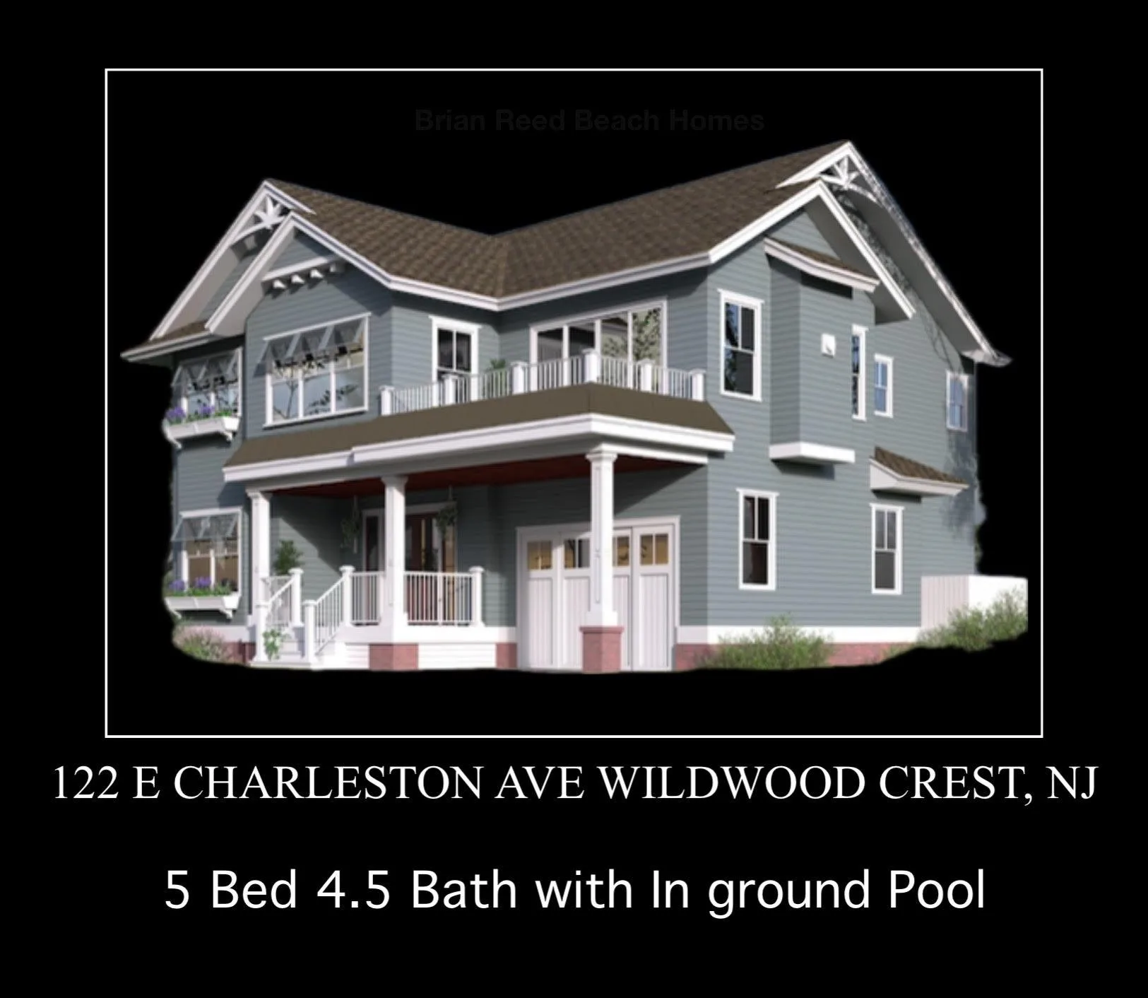 122 E Charleston Avenue, Wildwood Crest, NJ 08260 – Single Family Home for Sale